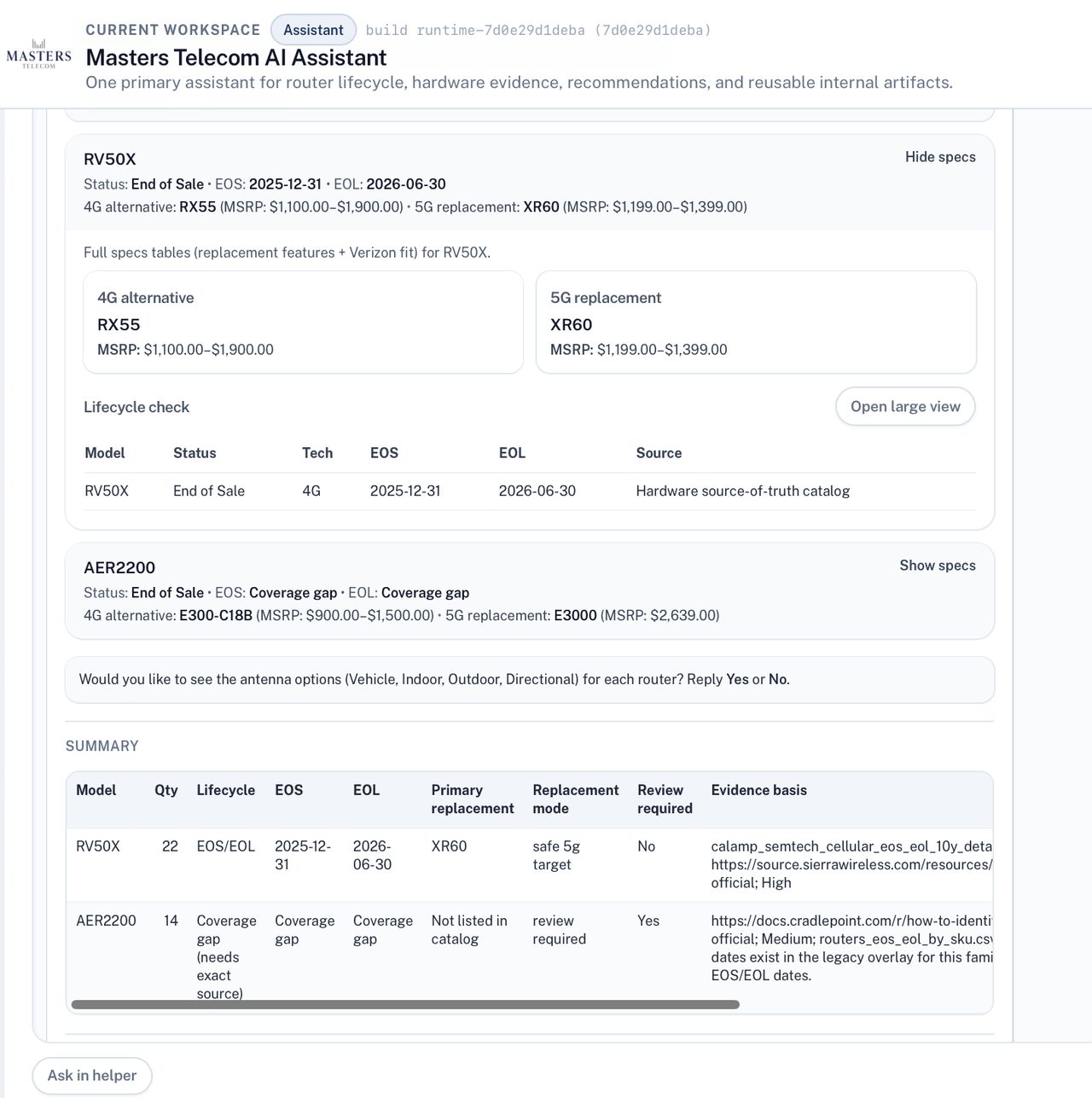 Router Lifecycle Knowledgebase — cited replacement advice
